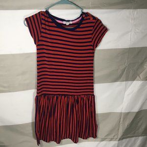 Pumpkin Patch Red Blue striped Dress size 12